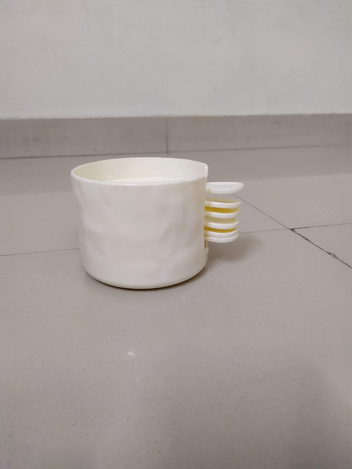 Colorful Plastic Macaron Dip Bowls Set of 6pcs